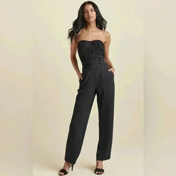 🔥Lace Corset Jumpsuit with belt🔥 - Picture 1 of 16